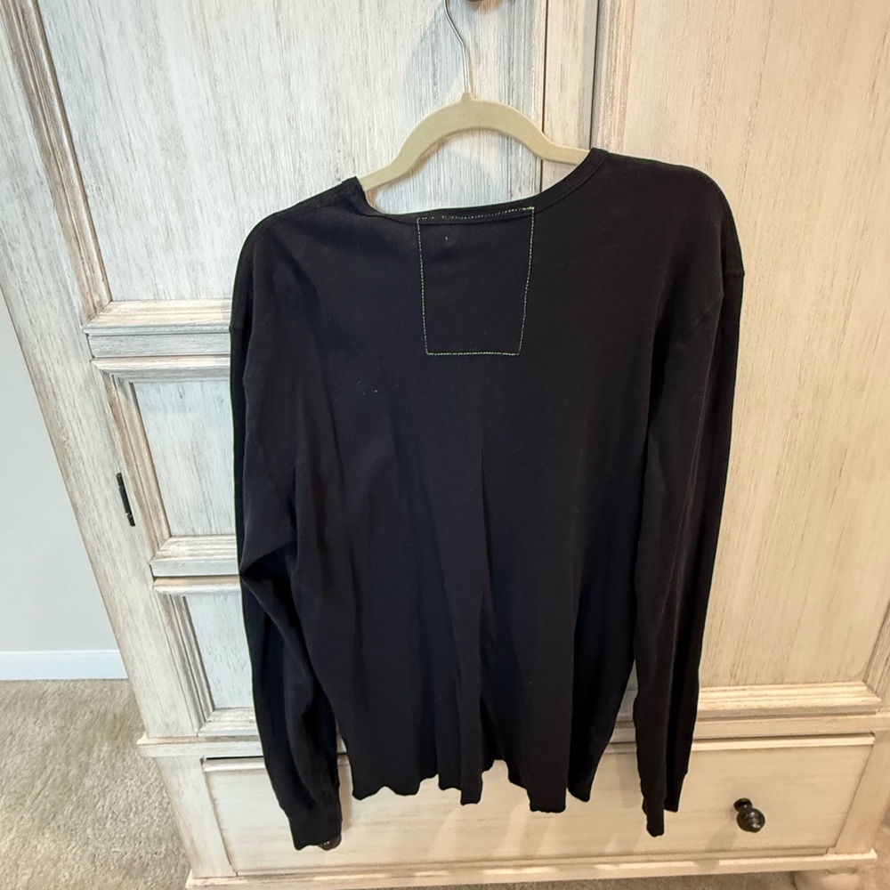 Aviator Nation Black Lightning Thermal Shirt Size XXL - Picture 2 of 3